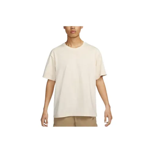 Nike Экрю Мужские T-рубашки