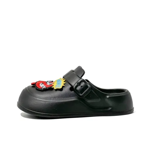 OUBT Антиперспирантные устойчивые к истиранию домашние тапочки для женщин черные