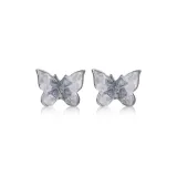 Серьги "Бабочка" Ice Clear (1 пара)