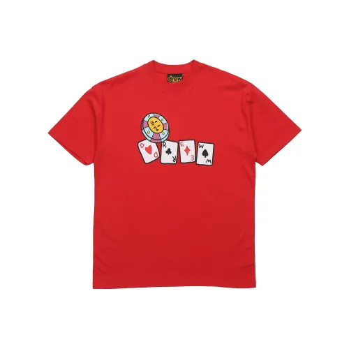 Drew House Smiley Collection Красная Унисекс Футболка