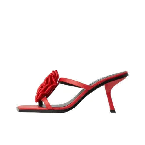 Karl Lagerfeld Слипоны 7 см Женские Красные