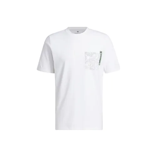 Adidas CITY ESCAPE Белый Мужской T-Рубашка