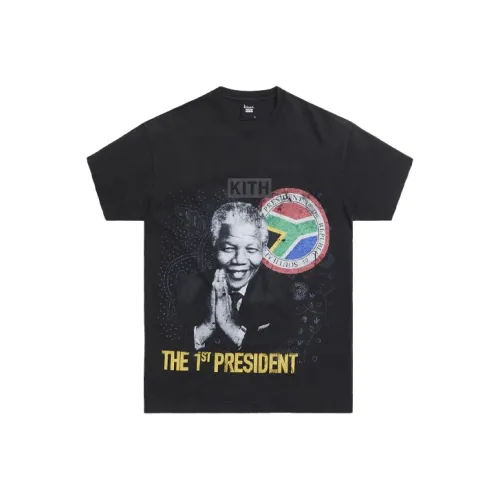 KITH Collaboration Мужская Черная T-Рубашка