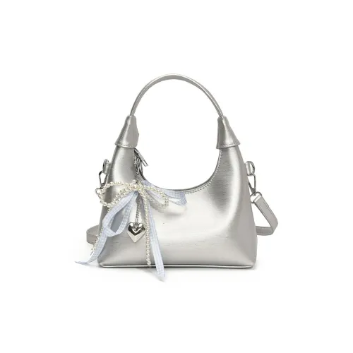 Single Warehouse ПУ (полиуретан) Одно плечо Сумка Женская Серебряная Белая Черная Розовая Синяя