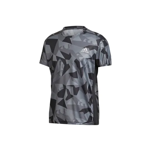 Adidas T-Shirt Азиатская версия Мужская Серый