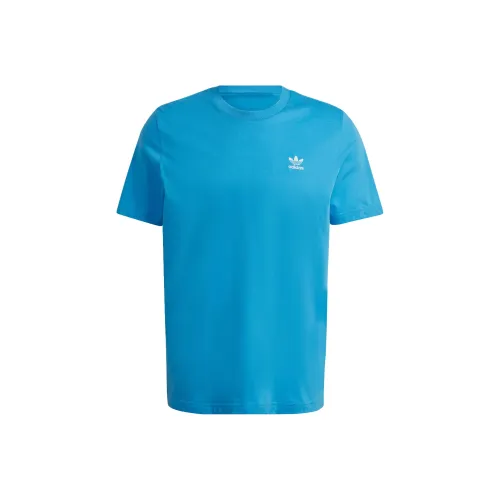 Adidas Blue Men's T-Shirts Adidas Синий Мужские Футболки