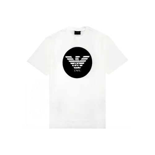 EMPORIO ARMANI Белые Мужские T-рубашки