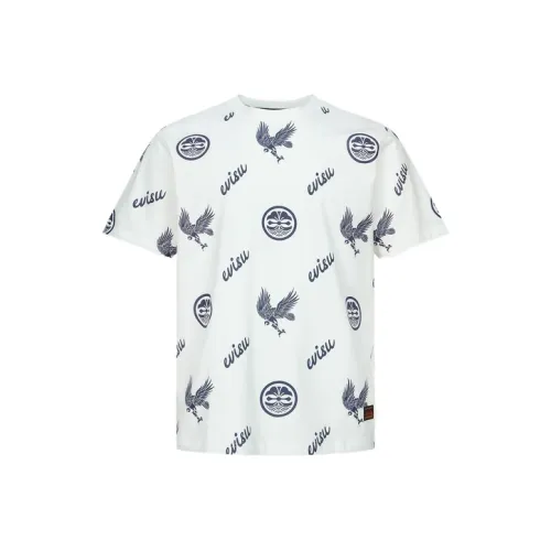 EVISU Белая Мужская T-Рубашка