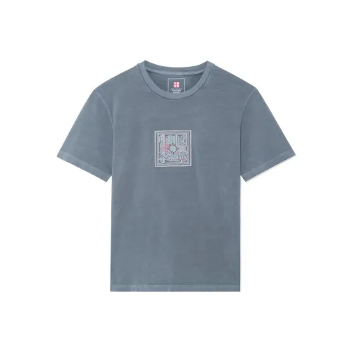 LINING Серый Унисекс Футболка