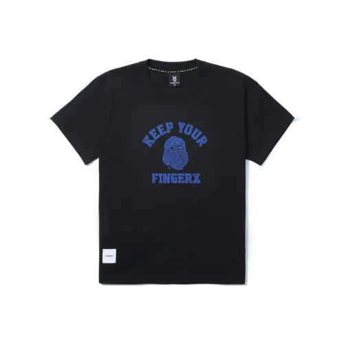 Fingercrox SS22 Прямой крой T-рубашка Унисекс