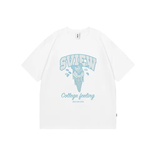 S.view Свободный крой Короткий рукав Т-рубашки Унисекс