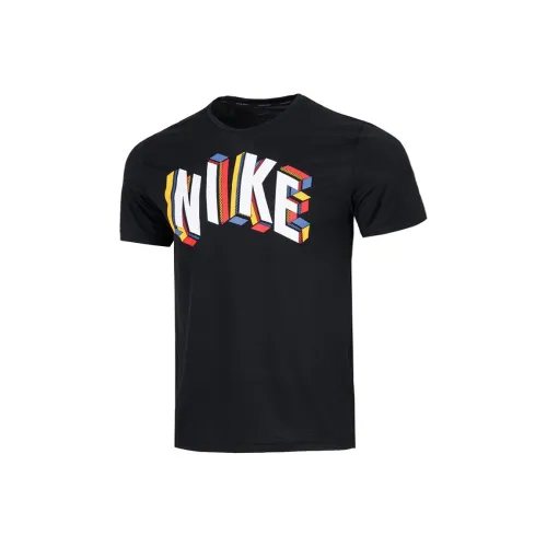 nike Dri Fit T-Shirt Мужской Черный