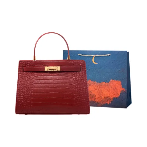 Elsvet Artificial Leather Bag Standard Women's Red