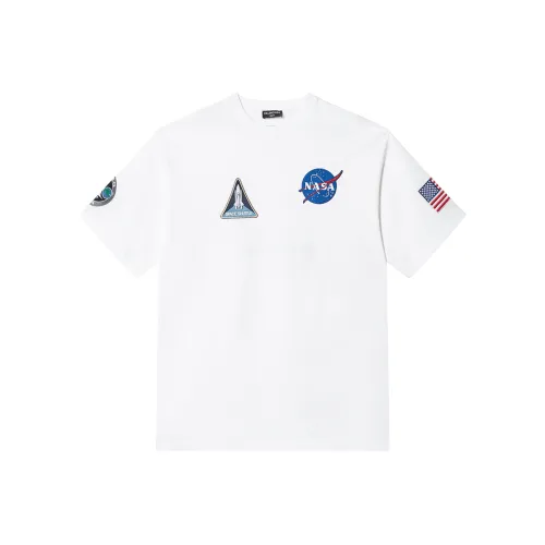 Футболка Balenciaga x NASA обычный крой мужская белая