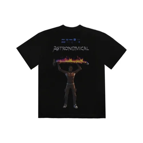 TRAVIS SCOTT Черная унисекс футболка