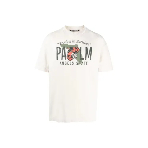 PALM ANGELS Белая Мужская Футболка