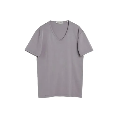 OUR LEGACY Фиолетовый Мужская T-Рубашка