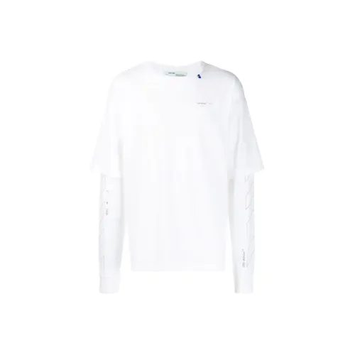 Off Белый SS21 Экрю Мужские T-рубашки