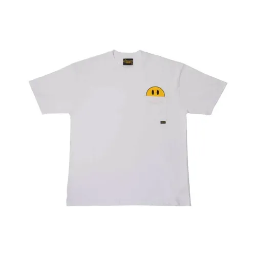 Drew House Smiley Collection Белая Унисекс Футболка