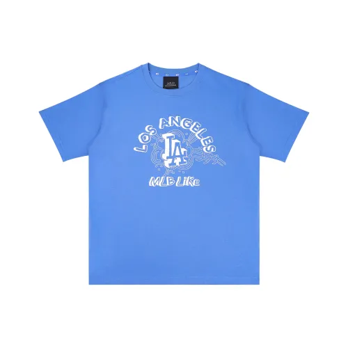 Mlb Like Series Синие Унисекс Футболки