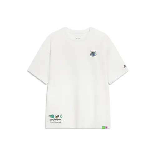 LINING x Steven Harrington Li Ning x Steven Harrington T-Shirt Унисекс Белый