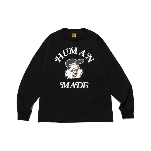 HUMAN MADE HUMAN MADE X GirlsDontCry Co titled Series Черный Унисекс T Рубашки