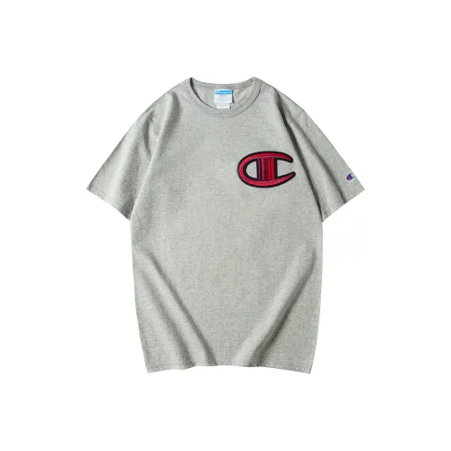Champion T-Shirt US Version Unisex Light Gray Чемпион T-Shirt США Версия Унисекс Светло-Серый