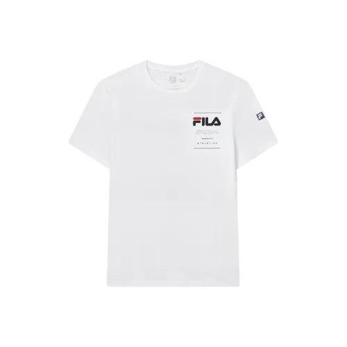 FILA Нефритовый Белый Мужская Футболка