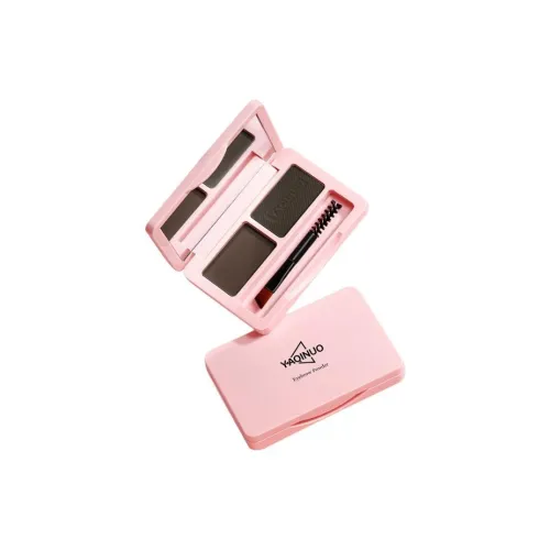 YAQINUO Палетка для тени для бровей с двумя оттенками водонепроницаемая и устойчивая к поту формула эффект 3D элегантность длительное действие