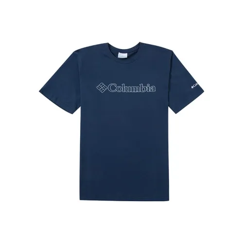 Рубашка Columbia co-brand SS24 T Мужская Королевский синий