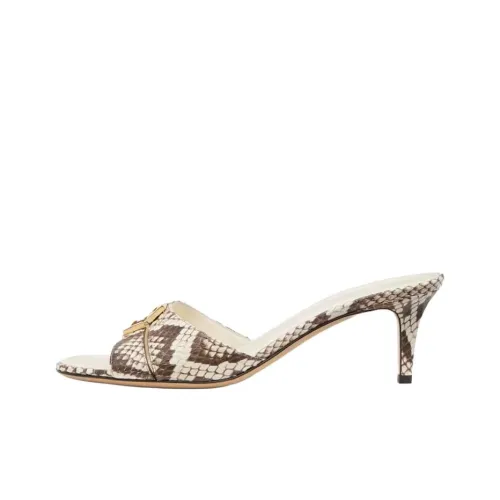 FENDI FFold Слипоны 5,5 см Женские Коричневый