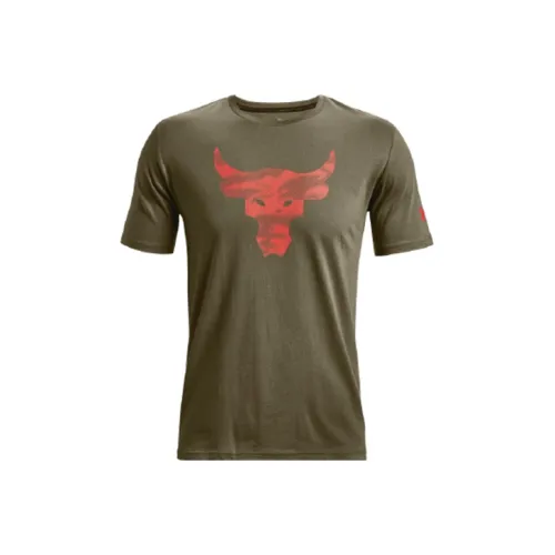 Комплект Under Armour Project с короткими рукавами мужская футболка зеленый