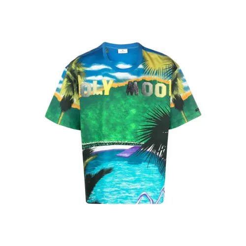 ETRO Зеленые Мужские T-рубашки