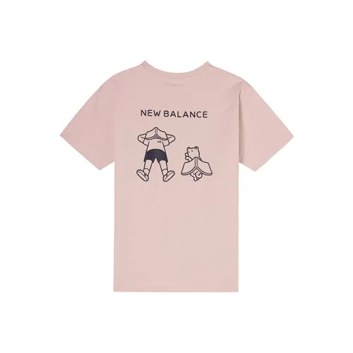 New Balance совместная коллекция Noritake T-рубашка унисекс розовая