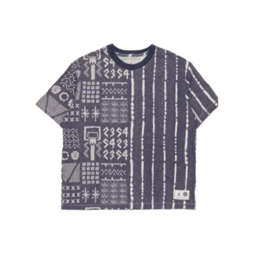 Jordan Quai 54 T-Shirt Мужской Серый Синий