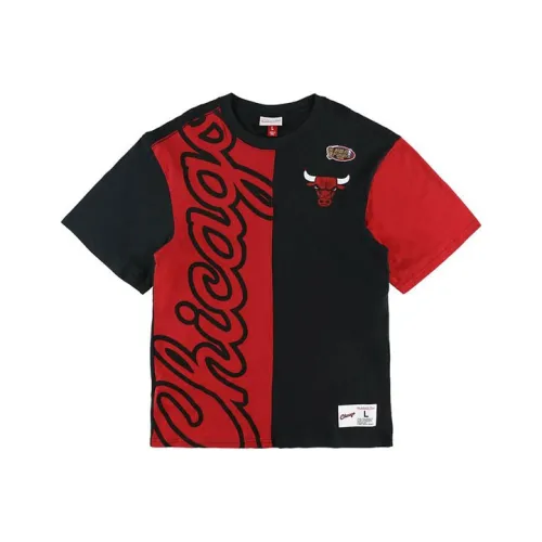 Mitchell Ness Черный Красный Мужская Футболка