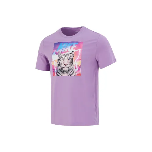 Nike Фиолетовый Мужской T-Shirt