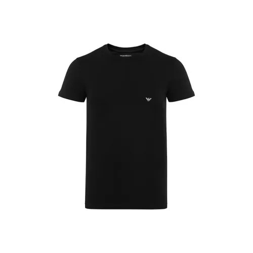 EMPORIO ARMANI Черные Мужские T-Рубашки