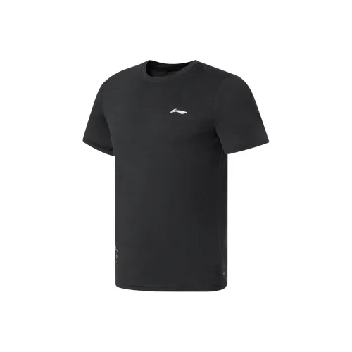 LINING Fitness Series SS23 T-Shirt Мужской Черный
