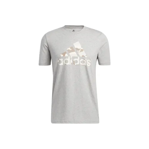 Adidas Средний Фотиния Серый Мужской T-Рубашка