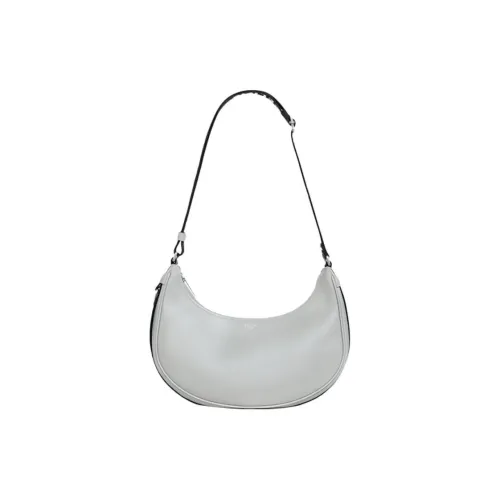 CELINE AVA Гладкая коровья кожа Сумка Сумка через плечо Сумка среднего размера Unisex Light Серый