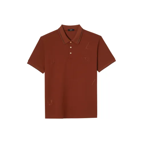 LIU·JO UOMO Кирпич Красный Мужская T-Рубашка