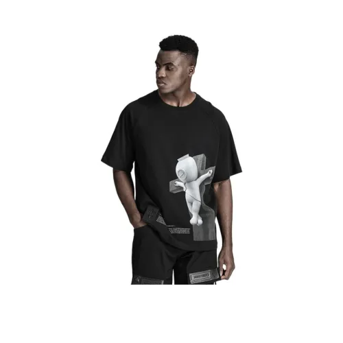 NORVINCY x SCREW Комфортный и дышащий свит-викинг 100% хлопок T-рубашка унисекс