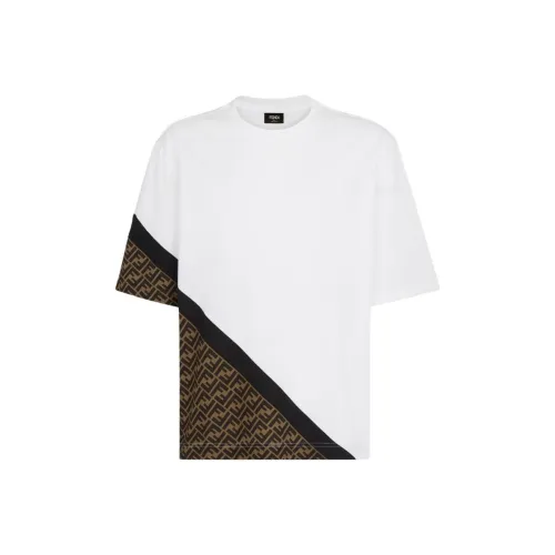 FENDI Белая Мужская T-рубашка