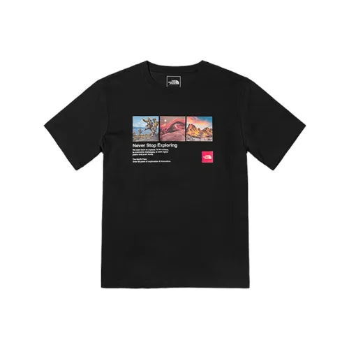 The North Face Летние Открытые Исследования Черные Мужские Рубашки