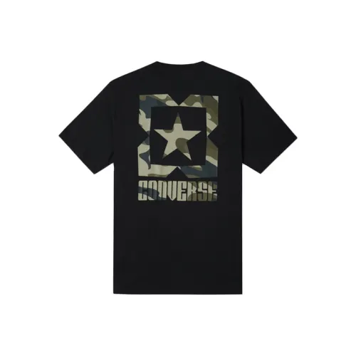 Конверс CHEVRON CAMO FILL T-Shirt Мужской Черный