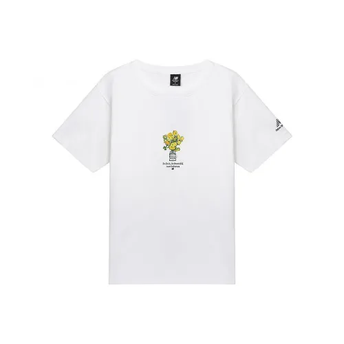 New Balance Белая Унисекс Футболка