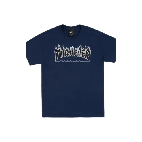 Thrasher SS23 T-Shirt Унисекс Синий