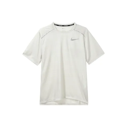 Nike Dri Fit Бег Т-Рубашка Мужская Белая