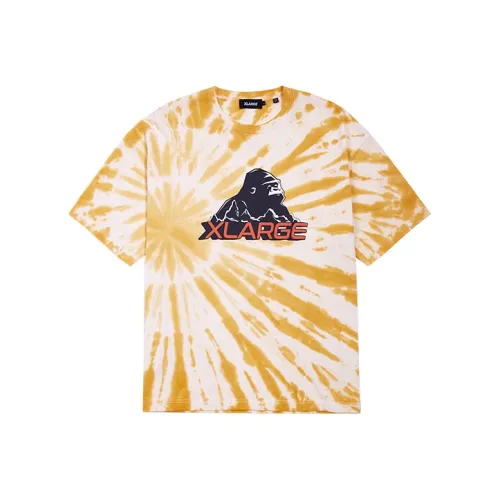 XLARGE SS21 Прямой крой T-рубашка унисекс желтая